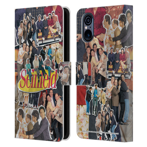 Seinfeld Graphics Collage Leather Book Wallet Case Cover For Sony Xperia 5 V 5G