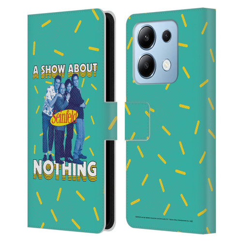 Seinfeld Graphics A Show About Nothing Leather Book Wallet Case Cover For Xiaomi Redmi Note 13/13 Pro 5G