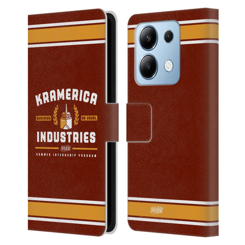 Seinfeld Graphics Kramerica Industries Leather Book Wallet Case Cover For Xiaomi Redmi Note 13/13 Pro 5G