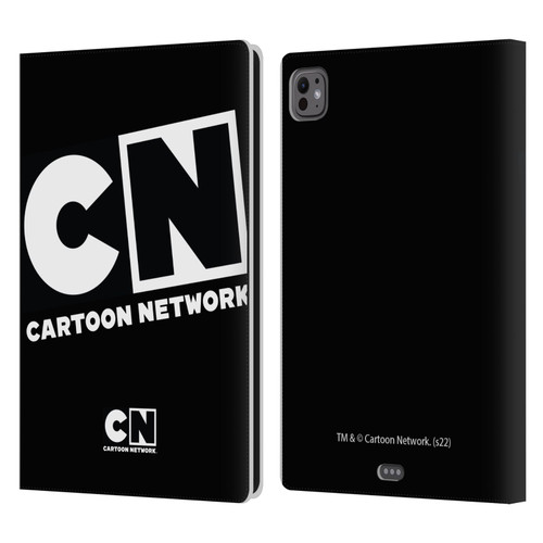 Cartoon Network Logo Oversized Leather Book Wallet Case Cover For Apple iPad Pro 11 M4 2024
