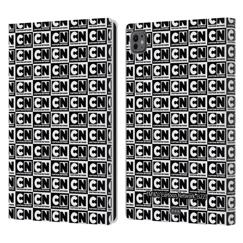 Cartoon Network Logo Pattern Leather Book Wallet Case Cover For Apple iPad Pro 11 M4 2024