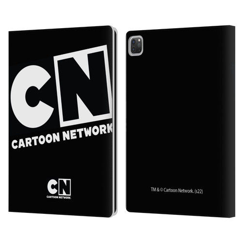 Cartoon Network Logo Oversized Leather Book Wallet Case Cover For Apple iPad Pro 13 M4 2024