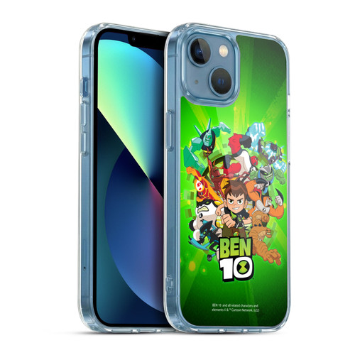 Ben 10: Animated Series Graphics Character Art Soft Gel Case for Apple iPhone 13 Mini & MagSafe