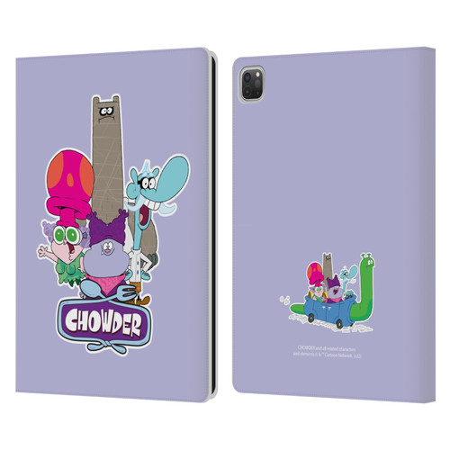 Chowder: Animated Series Graphics Character Art Leather Book Wallet Case Cover For Apple iPad Pro 13 M4 2024