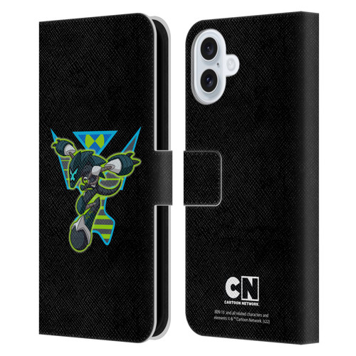 Ben 10: Animated Series Graphics Alien Leather Book Wallet Case Cover For Apple iPhone 16 Plus