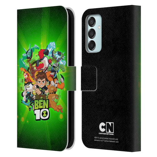 Ben 10: Animated Series Graphics Character Art Leather Book Wallet Case Cover For Samsung Galaxy M15/F15 5G