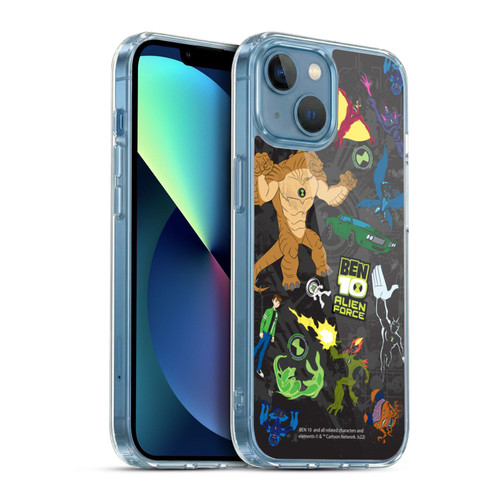 Ben 10: Alien Force Graphics Character Art Soft Gel Case for Apple iPhone 13 Mini & MagSafe