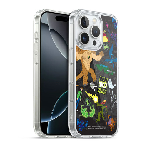 Ben 10: Alien Force Graphics Character Art Soft Gel Case for Apple iPhone 16 Pro & MagSafe