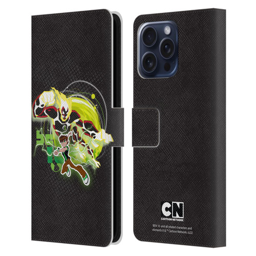Ben 10: Omniverse Graphics Heatblast Leather Book Wallet Case Cover For Apple iPhone 16 Pro Max