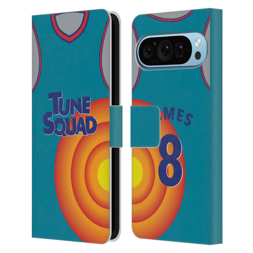 Space Jam: A New Legacy Graphics Jersey Leather Book Wallet Case Cover For Google Pixel 9 / Pixel 9 Pro