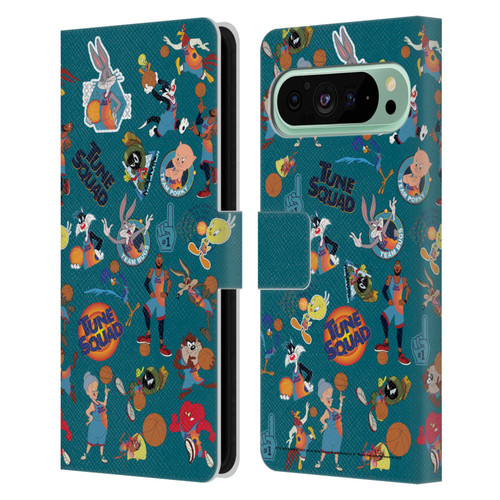 Space Jam: A New Legacy Graphics Squad Leather Book Wallet Case Cover For Google Pixel 9 Pro XL