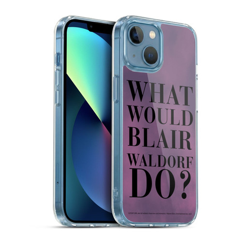 Gossip Girl Graphics What Would Blair Soft Gel Case for Apple iPhone 13 Mini & MagSafe