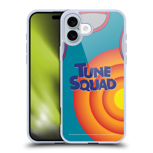 Space Jam: A New Legacy Graphics Jersey Soft Gel Case for Apple iPhone 16 Plus