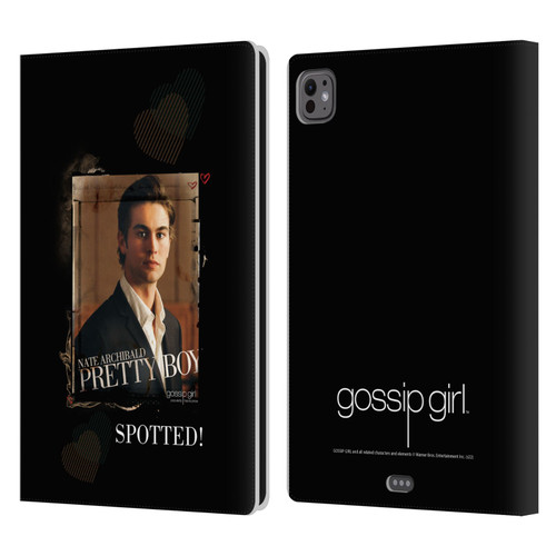 Gossip Girl Graphics Nate Leather Book Wallet Case Cover For Apple iPad Pro 11 M4 2024