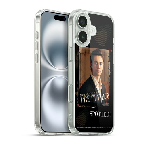 Gossip Girl Graphics Nate Soft Gel Case for Apple iPhone 16 Plus & MagSafe