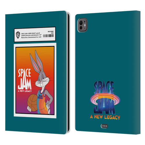 Space Jam: A New Legacy Graphics Bugs Bunny Card Leather Book Wallet Case Cover For Apple iPad Pro 11 M4 2024