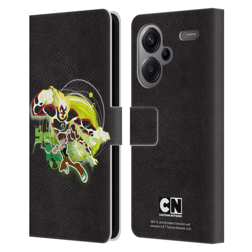 Ben 10: Omniverse Graphics Heatblast Leather Book Wallet Case Cover For Xiaomi Redmi Note 13 Pro Plus 5G