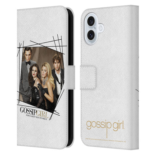 Gossip Girl Graphics Poster 2 Leather Book Wallet Case Cover For Apple iPhone 16 Plus
