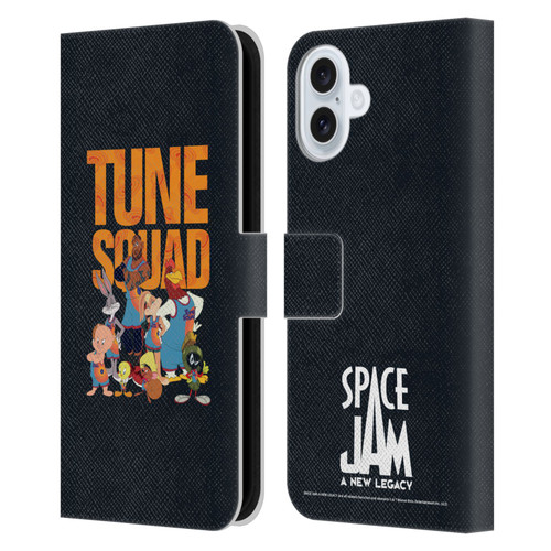 Space Jam: A New Legacy Graphics Tune Squad Leather Book Wallet Case Cover For Apple iPhone 16 Plus