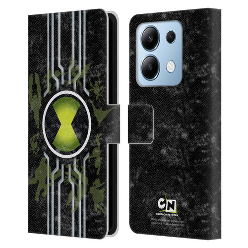 Ben 10: Alien Force Graphics Omnitrix Leather Book Wallet Case Cover For Xiaomi Redmi Note 13/13 Pro 5G