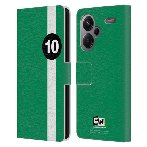 Ben 10: Alien Force Graphics Ben's Jacket Leather Book Wallet Case Cover For Xiaomi Redmi Note 13 Pro Plus 5G