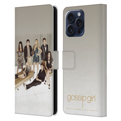 Gossip Girl Graphics Poster Leather Book Wallet Case Cover For Apple iPhone 16 Pro Max