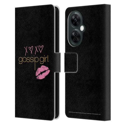 Gossip Girl Graphics XOXO Leather Book Wallet Case Cover For OnePlus Nord CE 3 Lite 5G