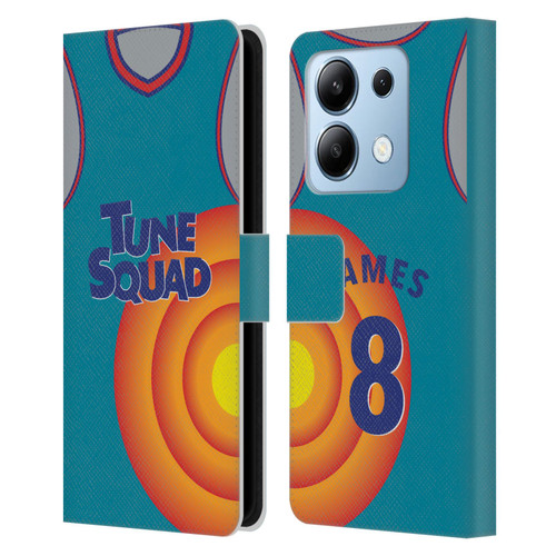 Space Jam: A New Legacy Graphics Jersey Leather Book Wallet Case Cover For Xiaomi Redmi Note 13/13 Pro 5G