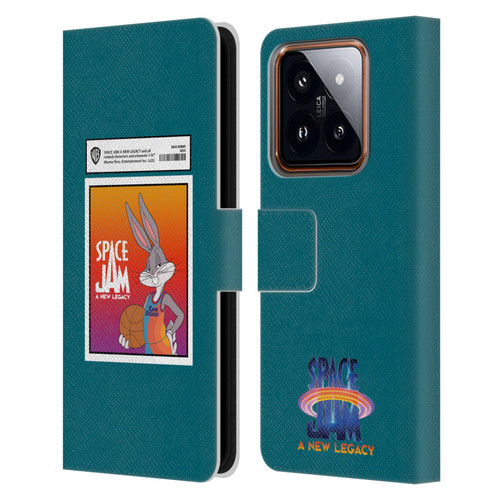 Space Jam: A New Legacy Graphics Bugs Bunny Card Leather Book Wallet Case Cover For Xiaomi 14
