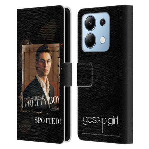 Gossip Girl Graphics Nate Leather Book Wallet Case Cover For Xiaomi Redmi Note 13/13 Pro 5G