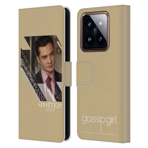 Gossip Girl Graphics Chuck Leather Book Wallet Case Cover For Xiaomi 14