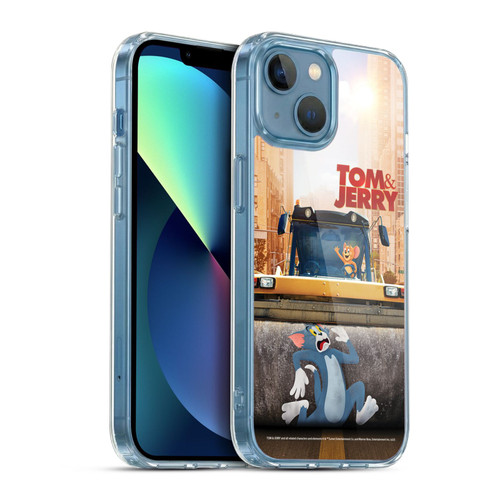Tom And Jerry Movie (2021) Graphics Rolling Soft Gel Case for Apple iPhone 13 Mini & MagSafe