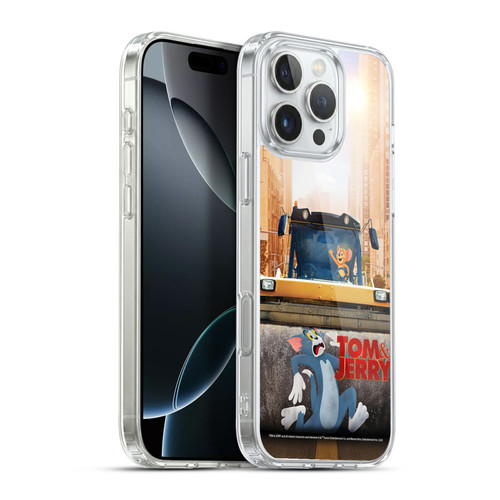 Tom And Jerry Movie (2021) Graphics Rolling Soft Gel Case for Apple iPhone 16 Pro Max & MagSafe
