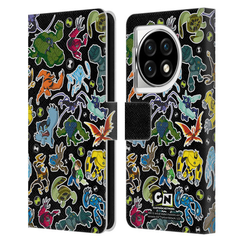 Ben 10: Ultimate Alien Graphics Alien Pattern Leather Book Wallet Case Cover For OPPO OnePlus Ace 3 5G