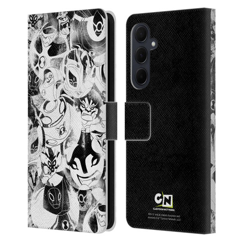 Ben 10: Ultimate Alien Graphics Ultimate Forms Leather Book Wallet Case Cover For Samsung Galaxy A35 5G