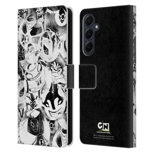 Ben 10: Ultimate Alien Graphics Ultimate Forms Leather Book Wallet Case Cover For Samsung Galaxy A55 5G