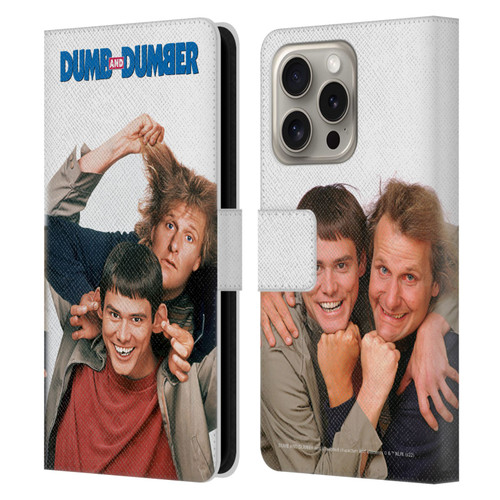 Dumb And Dumber Key Art Characters 1 Leather Book Wallet Case Cover For Apple iPhone 16 Pro