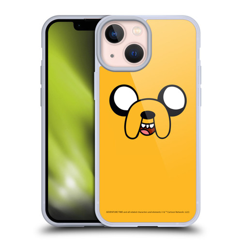 Adventure Time Graphics Jake The Dog Soft Gel Case for Apple iPhone 13 Mini & MagSafe