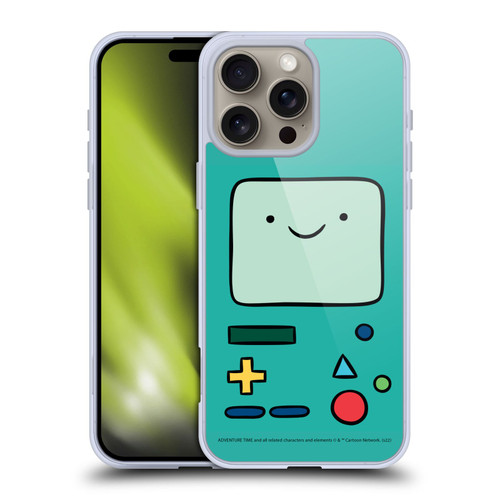 Adventure Time Graphics BMO Soft Gel Case for Apple iPhone 16 Pro Max