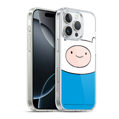 Adventure Time Graphics Finn The Human Soft Gel Case for Apple iPhone 16 Pro & MagSafe