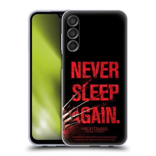 A Nightmare On Elm Street (2010) Graphics Never Sleep Again Soft Gel Case for Samsung Galaxy M15/F15 5G