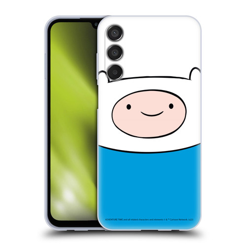 Adventure Time Graphics Finn The Human Soft Gel Case for Samsung Galaxy M15/F15 5G