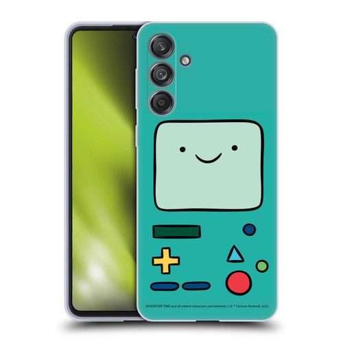 Adventure Time Graphics BMO Soft Gel Case for Samsung Galaxy M55 5G