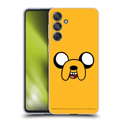 Adventure Time Graphics Jake The Dog Soft Gel Case for Samsung Galaxy M55 5G