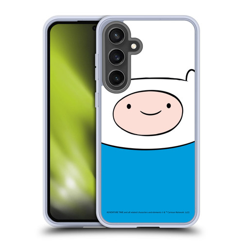 Adventure Time Graphics Finn The Human Soft Gel Case for Samsung Galaxy S24 FE & MagSafe