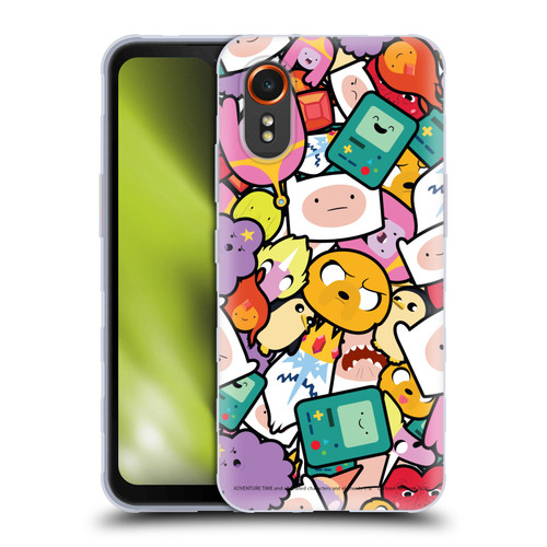Adventure Time Graphics Pattern Soft Gel Case for Samsung Galaxy Xcover7 5G