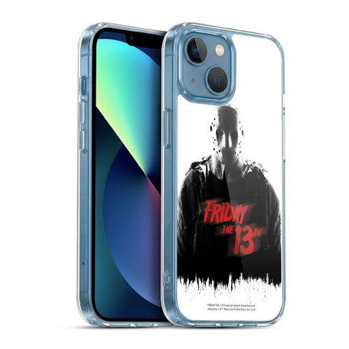 Friday the 13th 2009 Graphics Jason Voorhees Key Art Soft Gel Case for Apple iPhone 13 Mini & MagSafe