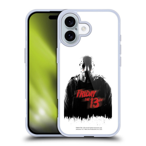 Friday the 13th 2009 Graphics Jason Voorhees Key Art Soft Gel Case for Apple iPhone 16 & MagSafe