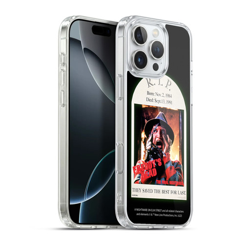 A Nightmare On Elm Street: Freddy's Dead Graphics The Final Nightmare Soft Gel Case for Apple iPhone 16 Pro Max & MagSafe