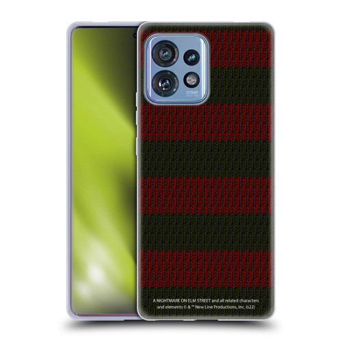 A Nightmare On Elm Street: Freddy's Dead Graphics Sweater Pattern Soft Gel Case for Motorola Moto Edge 40 Pro